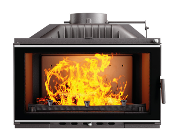 Сучасна камінна топка на дровах тривалого горіння для заміського будинку Kaw-Met W16 EKO (9.4 кВт)