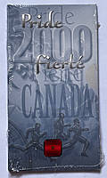 Канада 25 центов 2000, День Канады: Гордость. Серия "Миллениум". Цветная эмаль. В буклете.