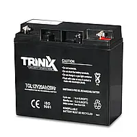 Акумуляторна батарея гелева 12В 20Аг Trinix TGL12V20Ah/20Hr GEL (44-00014)