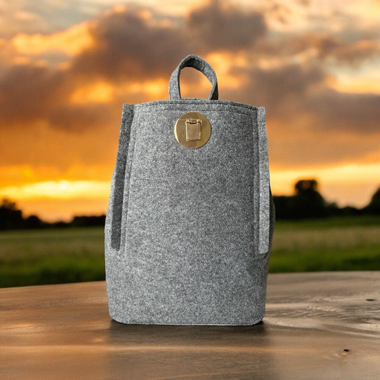 Рюкзак жіночий Betty Pretty з сукна сірий 938SGRY, фото 1