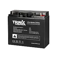 Trinix 12V18Ah/20Hr AGM Акумуляторна батарея 12В 18Аг свинцево-кислотна (44-00036)