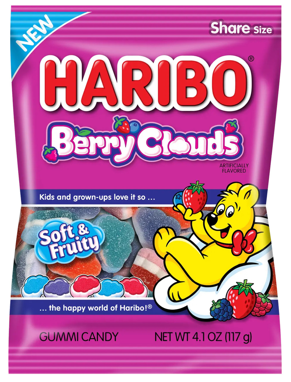 Haribo Berry Clouds Ягідні хмаринки 150g, фото 1