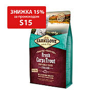Сухой корм Carnilove Fresh Carp & Trout Sterilised для стерилизованных кошек с карпом и форелью 2 кг