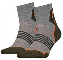 Шкарпетки Head HIKING QUARTER 2P UNISEX сірий, чорний, помаранчевий Уні 35-38