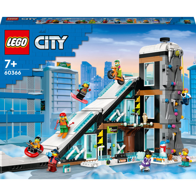LEGO City 60366 Гірськолижний і скелелазний центр Конструктор лего сіті Гірськолижний і скелелазний центр 60366