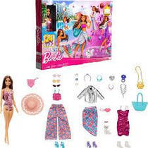 Адвент-календар Барбі з одягом, аксесуарами та лялькою Barbie Advent Calendar HKB09