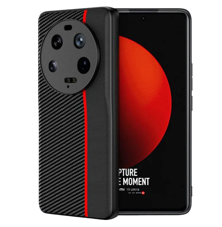 Чохол накладка Primolux CFC для Xiaomi 13 Ultra - Black&Red, фото 1