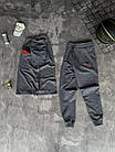 Чоловічий літній костюм The North Face Футболка + Штани серый Комплект Зе Норт Фейс на літо, фото 8