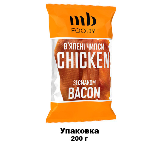 Курка Shaka чипс BACON, в'ялений, курячі чипси для легкого перекусу в більшій компанії