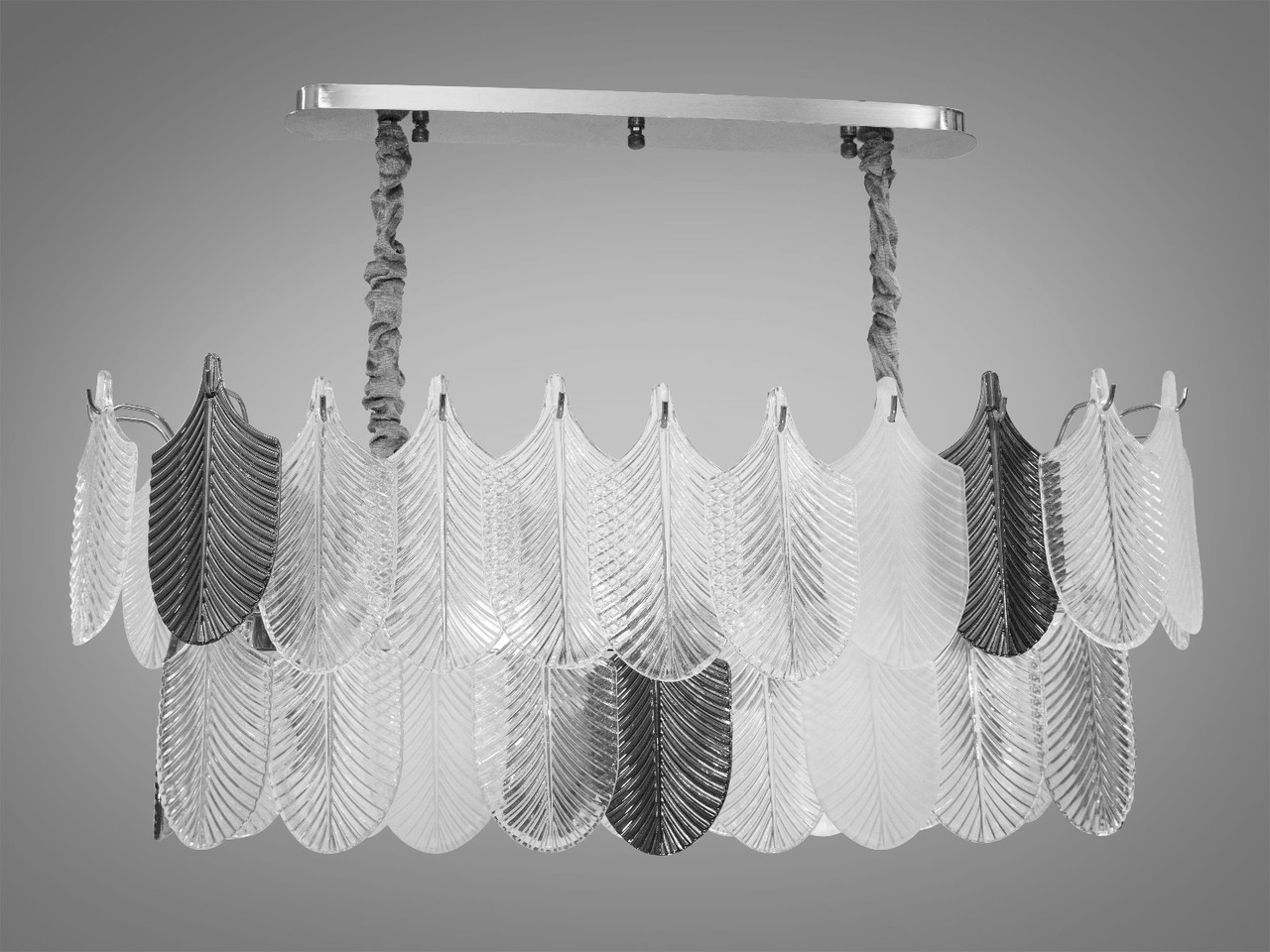 Кришталева люстра овальної форми для вітальні 9010/L950HR, фото 1