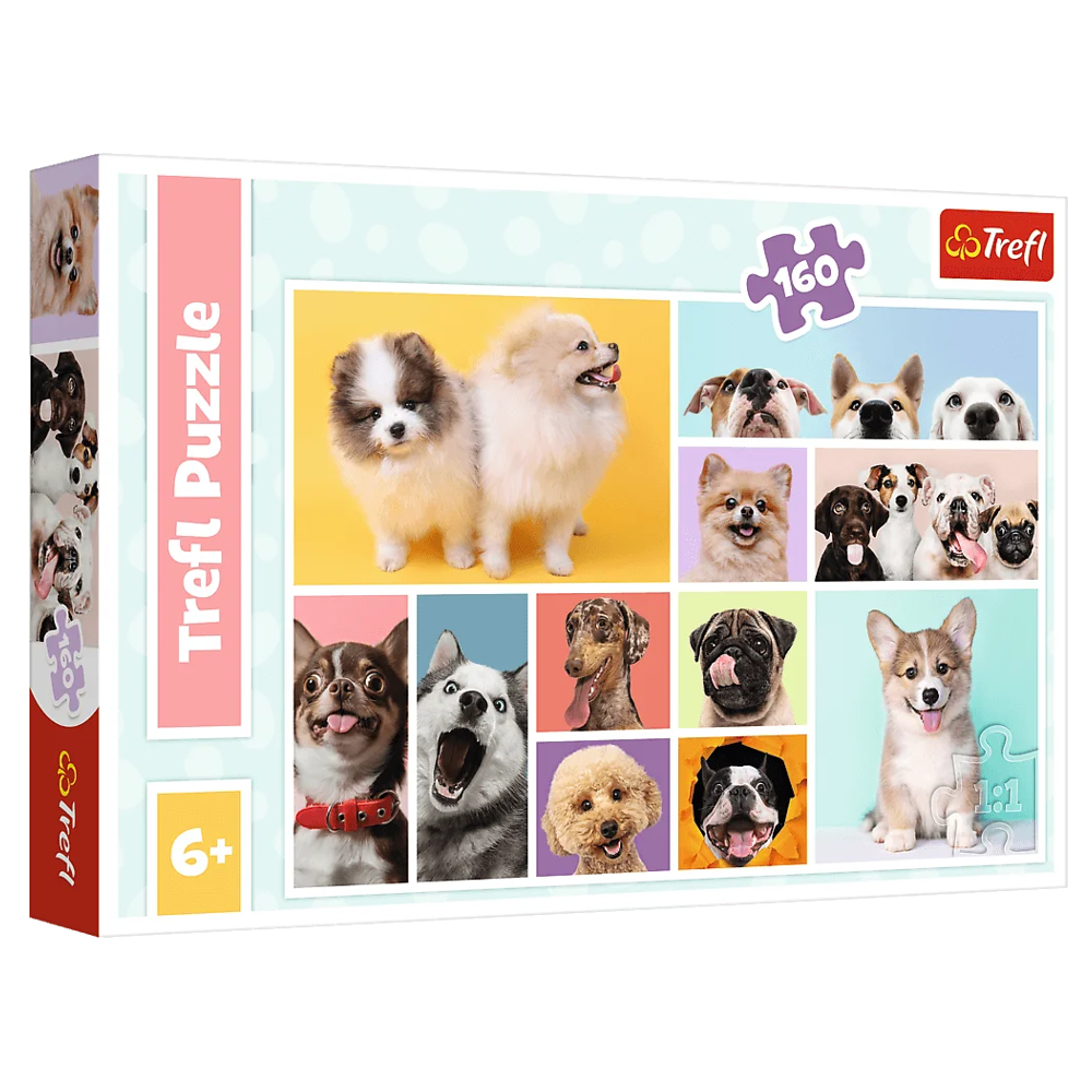 Пазл "Дружба песиків", 160 елементів Trefl (5900511154122), фото 1