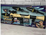 Іграшковий Гранатомет РПГ Базука Міномет із ракетами та ножами в комплекті, фото 5
