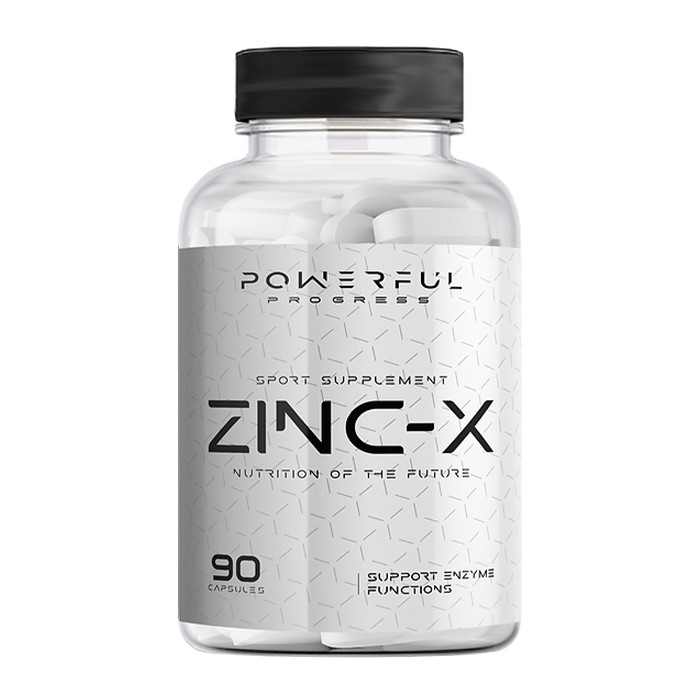 Вітаміни та мінерали Powerful Progress Zinc-X, 90 капсул EXP