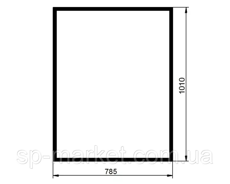 Скло лобове JCB 520 827/30519-А, фото 1