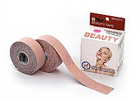 Кинезио тейп для чувствительной кожи лица Ares Beauty Gentle Half 2,5 см х 10 м (Южная Корея)