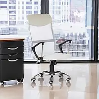 ВЕРТОВОЕ офисное кресло из сетки MESH и с функцией TILT Серое Польша
