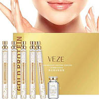 АКЦИЯ!!! Набор сывороток + коллагеновые нити для подтяжки лица VEZE GOLD PROTEIN PEPTIDE ESSENCE COMBINATION