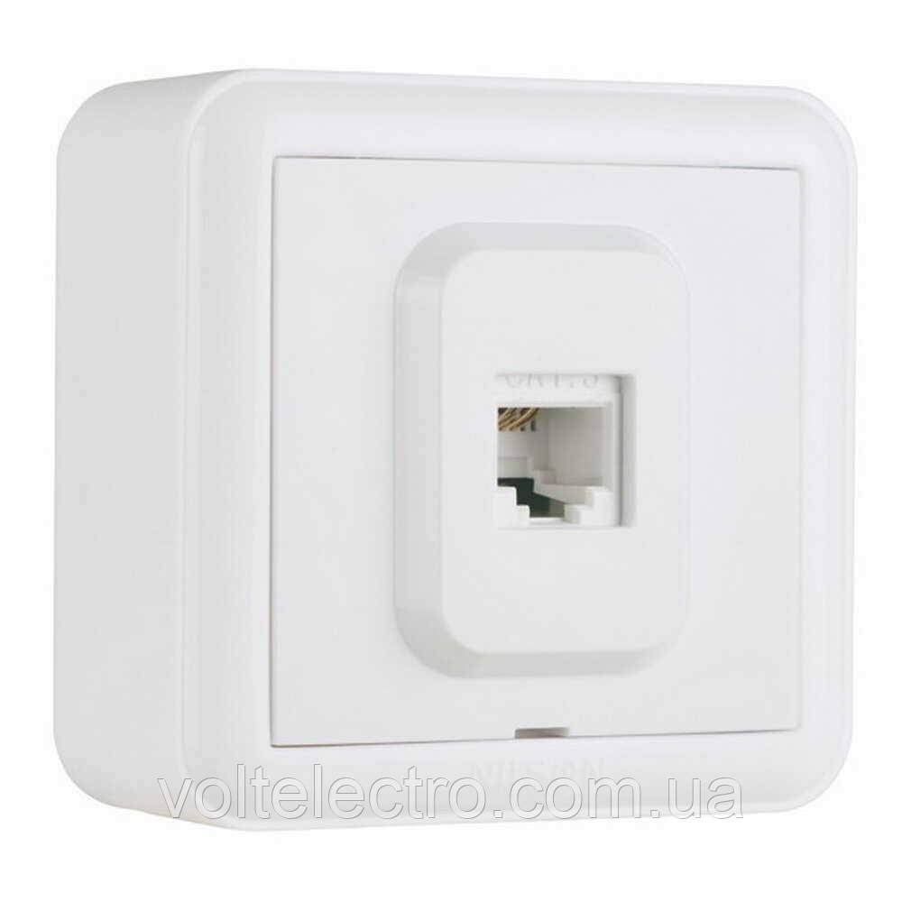 Розетка Nilson Unique біла комп'ютерна CAT5e RJ45: продаж, ціна у ...