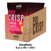 PRO CRISP томат спайсі (гостре), кукурудзяні кульки зі смаком томату гострі, натуральні кукурудзяні снеки