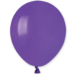 Латексна повітряна куля 5" - КНР, пастель Фіолетовий