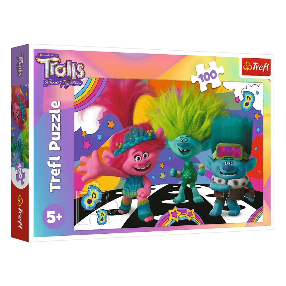 Пазл "Веселі тролі", 100 елементів Trefl (5900511164619)