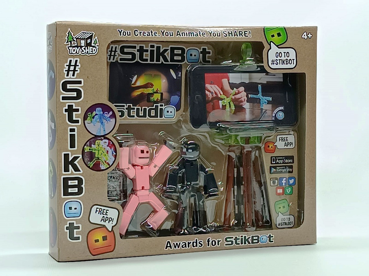 Ігровий набір Star toys "Stikbot" із підставкою для телефона JM-02A-4