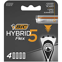 Сменные кассеты Bic Flex 5 Hybrid 4 шт. (3086123644885)