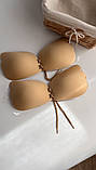Бюстгальтер невидимка бежевий Invisible Bra Невидимий бюстгальтер В, С, фото 6