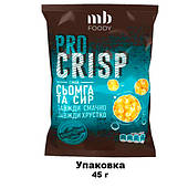 PRO CRISP сьомга і сир, кукурудзяні повітряні кульки, універсальна легка закуска для перегляду фільму