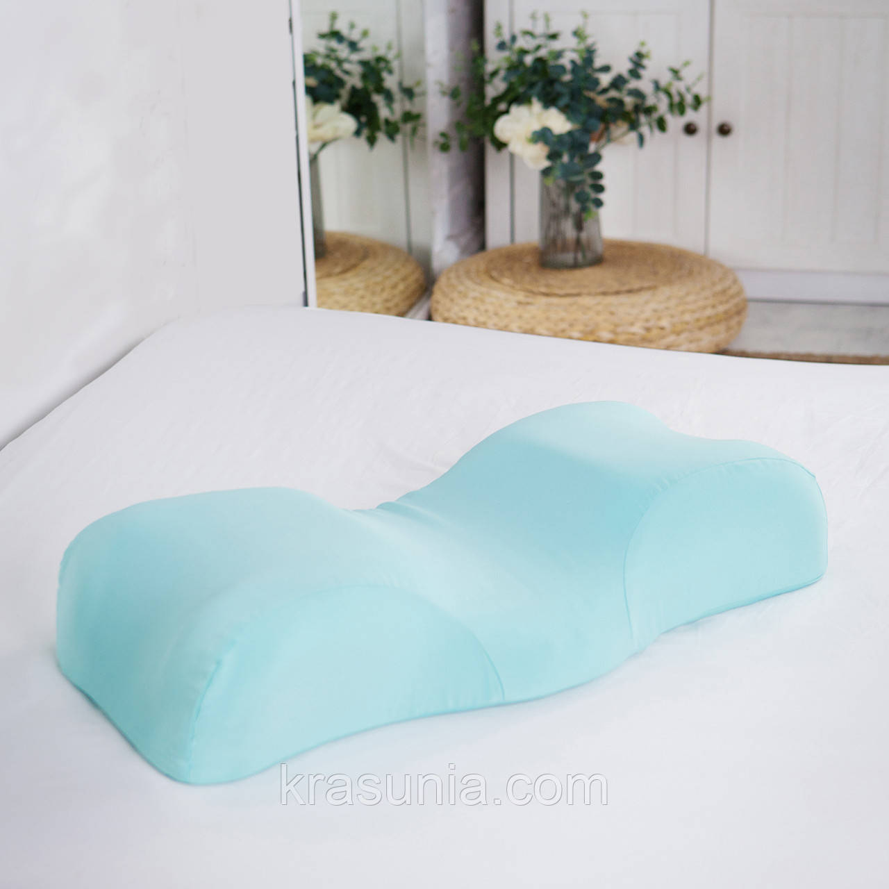 Ортопедическая подушка Beauty Balance от морщин сна и утренней отечности М1 (Memory Foam), тенсел - фото 8 - id-p2185011075