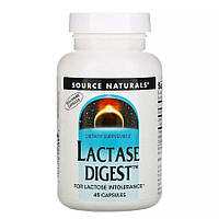 Натуральная добавка Source Naturals Lactase Digest, 45 капсул EXP