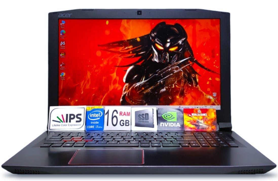 Ноутбук Acer 15 Predator 1920х1080/Core i7-7700HQ/ 16Gb/ SSD512GB+750GB HDD/ GTX1050TI 4GB/win10/black (8361)