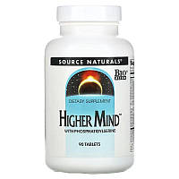 Натуральная добавка Source Naturals Higher Mind, 90 таблеток EXP