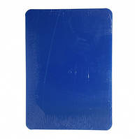 Доска разделочная синяя 35х25х1см Helios  пищевая пластиковая 7132