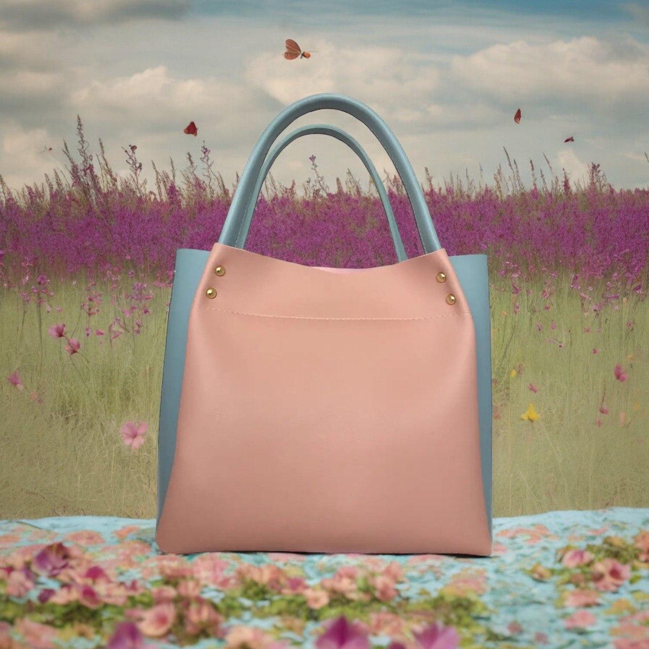 Сумка жіноча Betty Pretty з екошкіри різнобарвна 908XPINKBLUE
