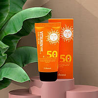 Крем солнцезащитный с витаминами Eshumi Vitamin Laser SPF 50+