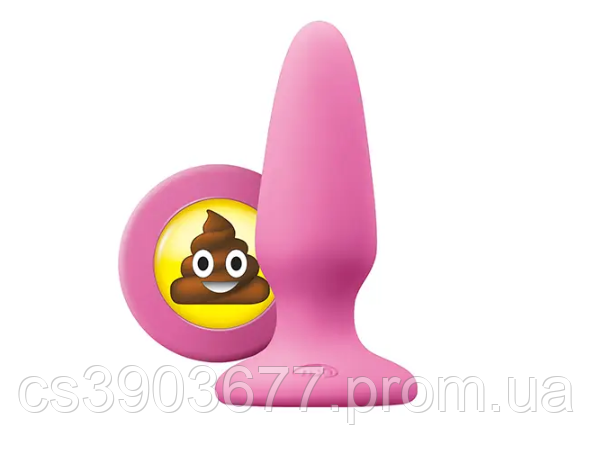 Анальна пробка середнього розміру NS Novelties MOJIS SHT MEDIUM PINK