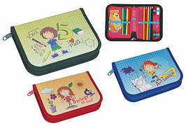 Пенал Tiger з наповненням на 1 відділення Серія My Cool School 2805