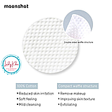 Бавовняні серветки для зняття водостійкого макіяжу Moonshot Perfect Cleansing Oil Cotton, 45 шт, фото 5