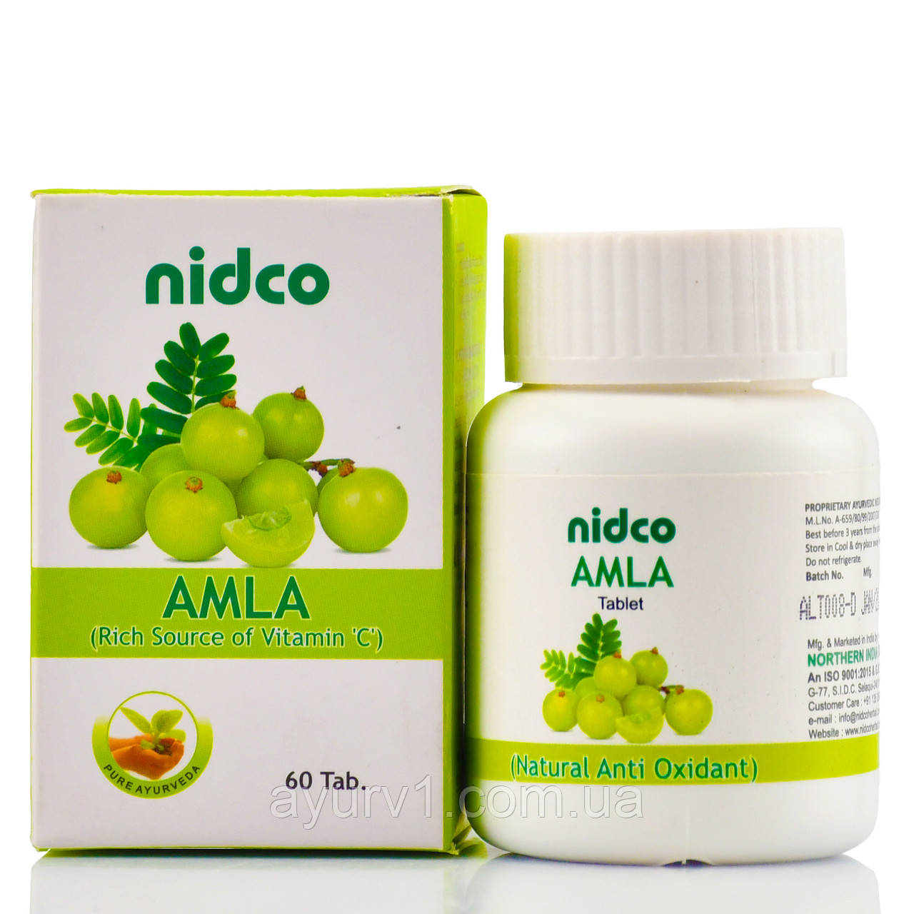 Nidco AMLA (rich Source of Vitamin C), 60 tab
