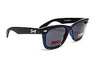 Очки защитные открытые Swag Hipster-4 Blue (gray) серые