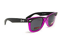 Очки защитные открытые Swag Hipster-4 Pink (gray) серые