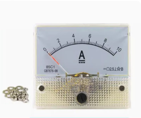DC Аналоговий амперметр, вимірювач постійного струму 0-10А
