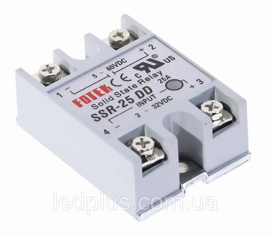 Твердотільне реле SSR-25DD Fotek 25 А (5~60VDC)