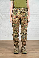 Штаны мультикам ripstop женские тактические летние форменные multicam брюки камуфляж военные армейские всу YYY