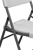 Стільці на літній майданчик TE-1810 Стілець розкладний Вуличні стільці Пластикові стільці для дачі Стільці для альтанки, фото 4