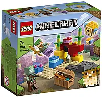 LEGO ЛЕГО Minecrаft Коралловый риф 21164