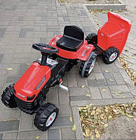 Трактор педальный с прицепом Pilsan 07-316 (красный)