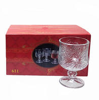 Набір келихів для коньяку "Батерфляй" 200мл 6шт Helios 6385