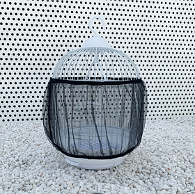 Сітчастий чохол для пташиної клітки розмір 45*45 см висота 30 см Чорна (00255)